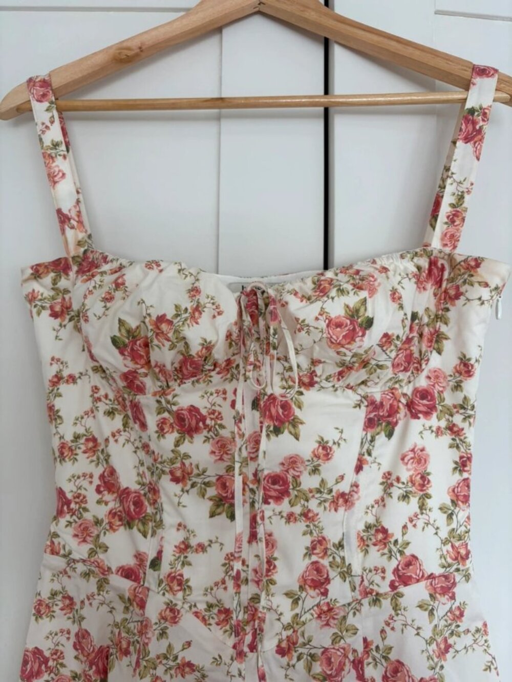 House of CB Carmen Floral Corset Midi Dress, Size M - Picture 3 of 6